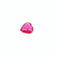 0.60 ct Heart Red Natural Ruby