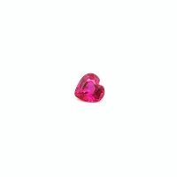 0.33 ct Heart Red Natural Ruby