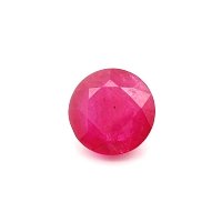 5.79 ct Round Red Natural Ruby