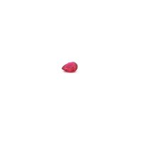0.34 ct Pear Red Natural Ruby