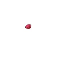 0.37 ct Pear Red Natural Ruby