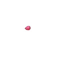 0.35 ct Pear Red Natural Ruby