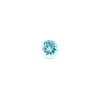 0.48 ct Round Blue Natural Aquamarine