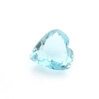 4.36 ct Heart Blue Natural Aquamarine