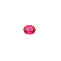 0.45 ct Oval Red Natural Ruby