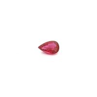 0.43 ct Pear Red Natural Ruby
