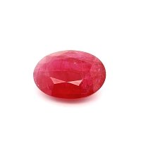 6.79 ct Oval Red Natural Ruby
