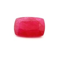 7.04 ct Cushion Red Natural Ruby