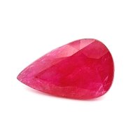 8.09 ct Pear Red Natural Ruby