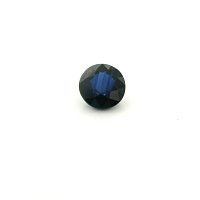 0.89 ct Round Blue Natural Sapphire