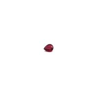 0.41 ct Pear Red Natural Ruby