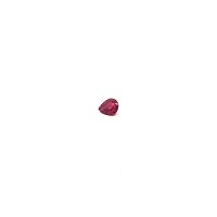 0.42 ct Pear Red Natural Ruby