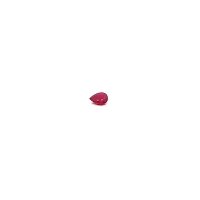 0.28 ct Pear Red Natural Ruby