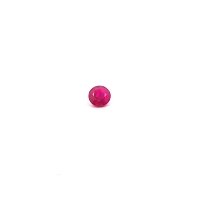 0.84 ct Round Red Natural Ruby