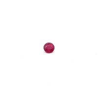 0.79 ct Round Red Natural Ruby