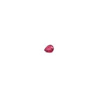 0.39 ct Pear Red Natural Ruby