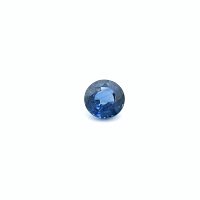 0.65 ct Round Blue Natural Sapphire