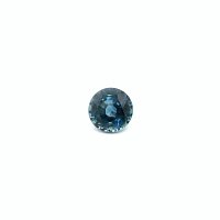 0.76 ct Round Blue Natural Sapphire