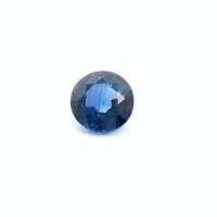 0.58 ct Round Blue Natural Sapphire