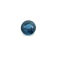 0.58 ct Round Blue Natural Sapphire