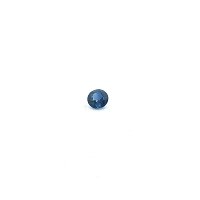 0.62 ct Round Blue Natural Sapphire