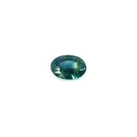 0.71 ct Oval Green Natural Sapphire