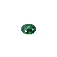 0.76 ct Oval Green Natural Sapphire