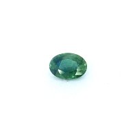 0.93 ct Oval Green Natural Sapphire