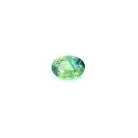 0.65 ct Oval Green Natural Sapphire