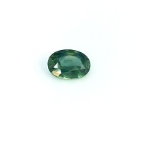 0.51 ct Oval Green Natural Sapphire