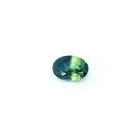 0.81 ct Oval Green Natural Sapphire