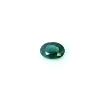 0.62 ct Oval Green Natural Sapphire