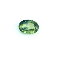 0.88 ct Oval Green Natural Sapphire