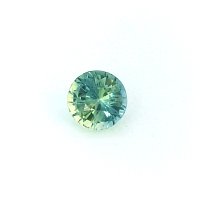 1.10 ct Round Green Natural Sapphire