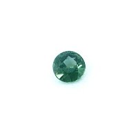 1.00 ct Round Green Natural Sapphire