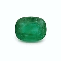 6.59 ct Cushion Green Natural Emerald