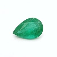 4.30 ct Pear Green Natural Emerald