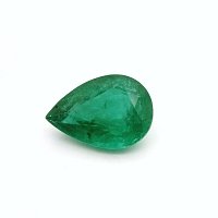 4.37 ct Pear Green Natural Emerald