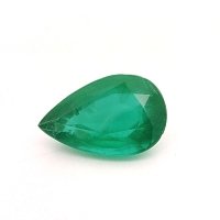 6.15 ct Pear Green Natural Emerald
