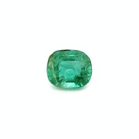 2.34 ct Cushion Green Natural Emerald