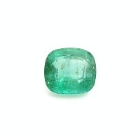 3.45 ct Cushion Green Natural Emerald