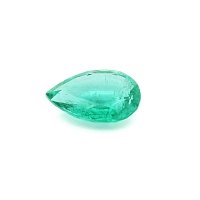 3.97 ct Pear Green Natural Emerald