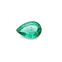 2.88 ct Pear Green Natural Emerald