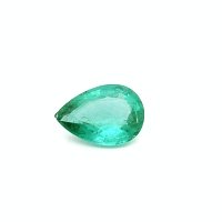 2.11 ct Pear Green Natural Emerald
