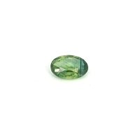 0.53 ct Oval Green Natural Sapphire