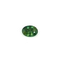 0.60 ct Oval Green Natural Sapphire