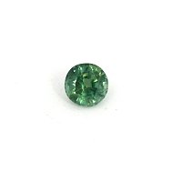 0.93 ct Round Green Natural Sapphire