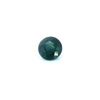 0.75 ct Round Blue Natural Sapphire