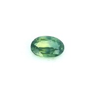 0.35 ct Oval Green Natural Sapphire