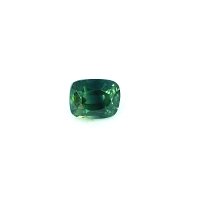 0.71 ct Cushion Green Natural Sapphire